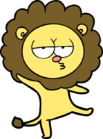 cartoon dancing lion png