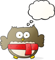 drawn thought bubble cartoon cute owl png