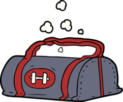 cartoon gym bag png