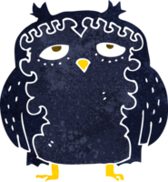 cartoon wise old owl png