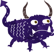 tecknad liten demon png