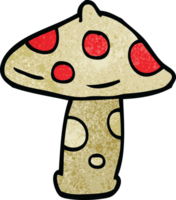 champignon vénéneux de dessin animé png