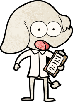 elefante bonito dos desenhos animados png