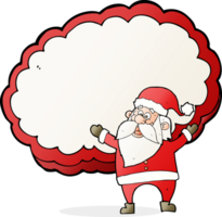 Cartoon-Weihnachtsmann png