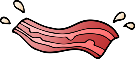 cartoon doodle bacon png