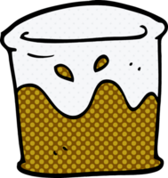 cartoon doodle drink in tumbler png