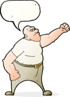 cartoon angry man with speech bubble png