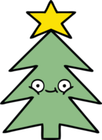 carino cartone animato di un' Natale albero png