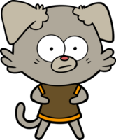 nervous dog cartoon png