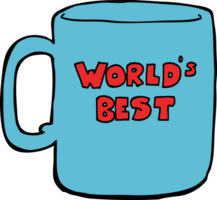 weltbeste Tasse png