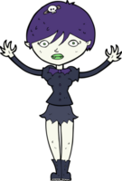 cartoon vampire girl png