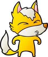 Fuchs-Zeichentrickfigur png