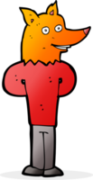 Cartoon-Fuchs-Mann png