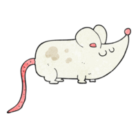 cute    textured cartoon mouse png