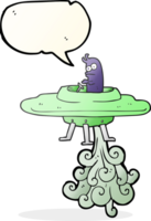 drawn speech bubble cartoon flying saucer png