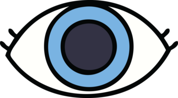 cute cartoon of a eye png