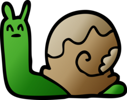 Cartoon-Doodle-Schnecke png