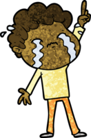 cartoon man crying png