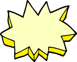 dekorative explosion des cartoon-doodles png