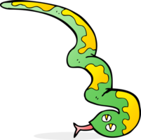 cartoon hissing snake png