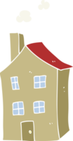 flat color illustration of house png