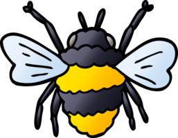 cartoon doodle bumble bee png