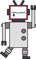 cute cartoon of a robot png