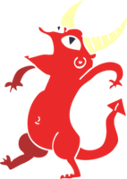 dessin animé doodle monstre d'halloween png