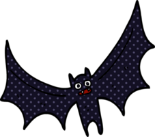 cartoon doodle bat png