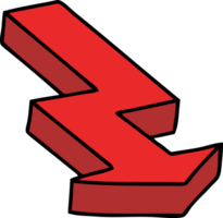 cartoon of a pointing arrow png