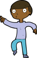 cartoon boy pointing png