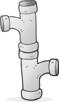 drawn cartoon pipe png