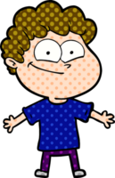 hombre feliz de dibujos animados png