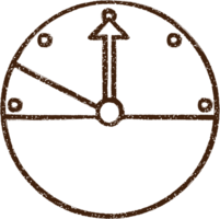 Pressure Gage Charcoal Drawing png