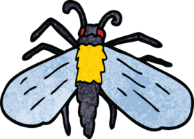 dessin animé doodle abeille png