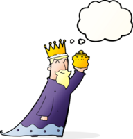 one of the three wise men with thought bubble png