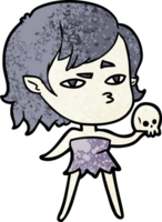 cartoon vampire girl png