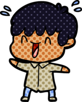 cartoon laughing boy png