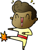 cartoon excited man png