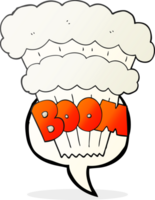 drawn speech bubble cartoon explosion png