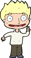 cartoon happy boy png