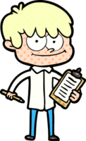 contento cartone animato uomo png