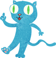 cartoon cat with idea png