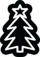 christmas tree icon symbol png