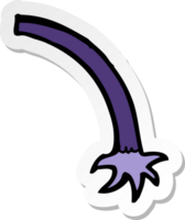 sticker of a cartoon monster arm png