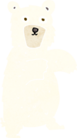 desenho animado urso polar png