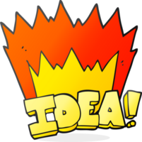 drawn cartoon idea symbol png