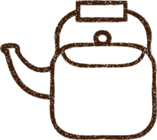 Kettle Charcoal Drawing png