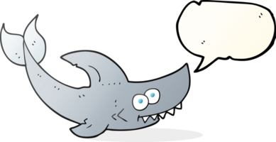 drawn speech bubble cartoon shark png