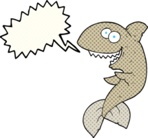 drawn comic book speech bubble cartoon shark png